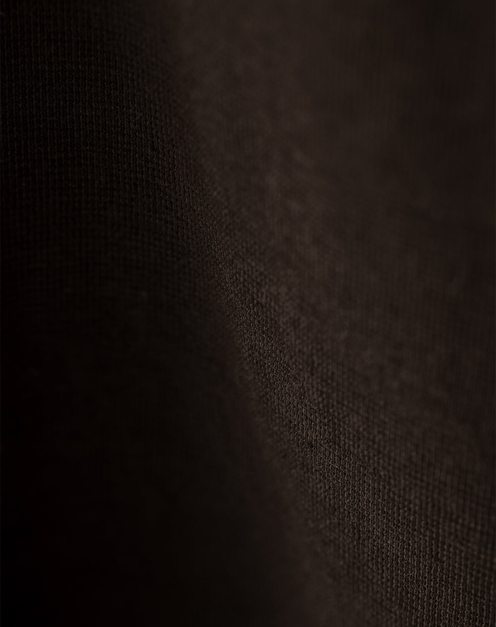 Camiseta slim fit manga larga chocolate
