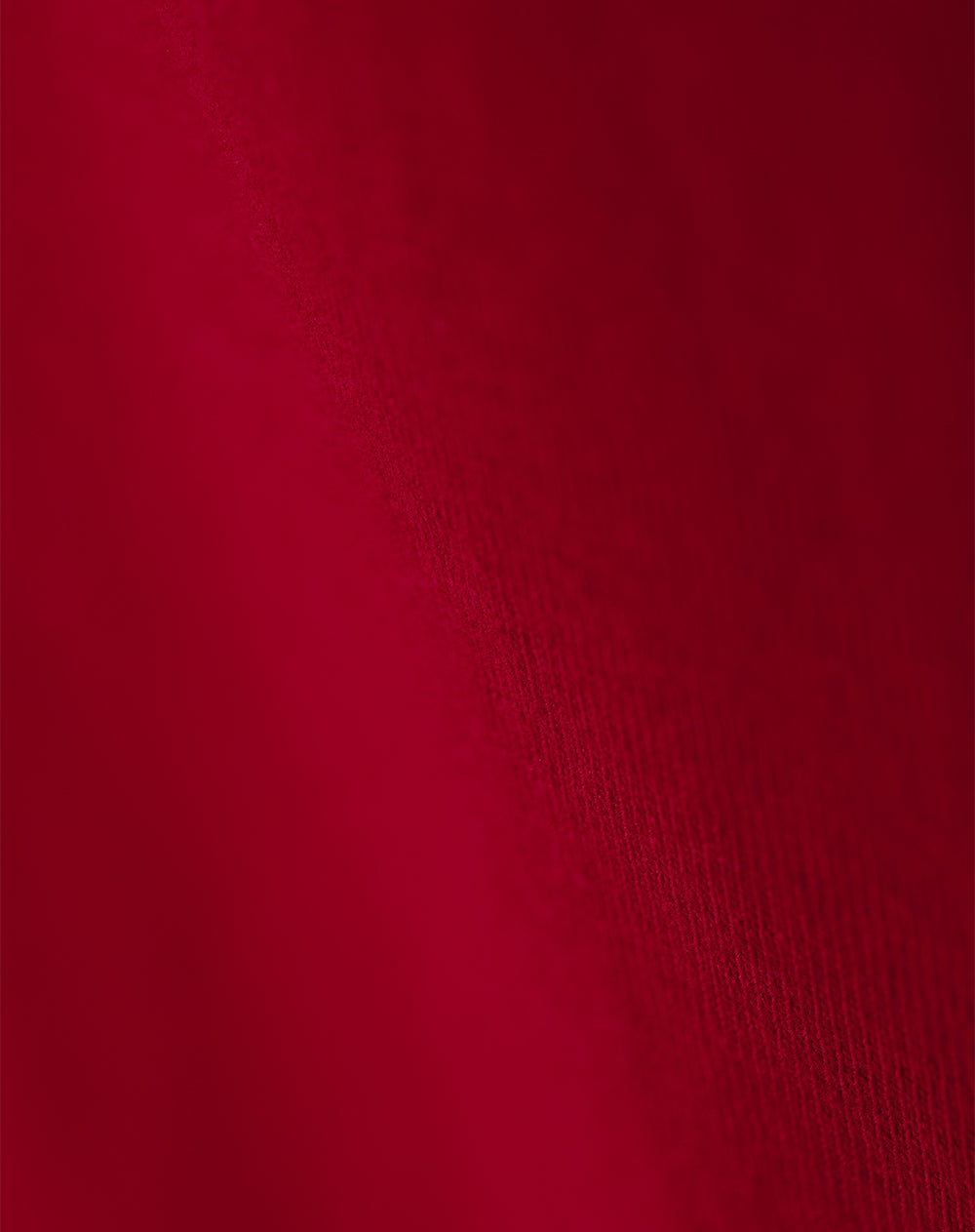 Camiseta slim fit manga larga roja