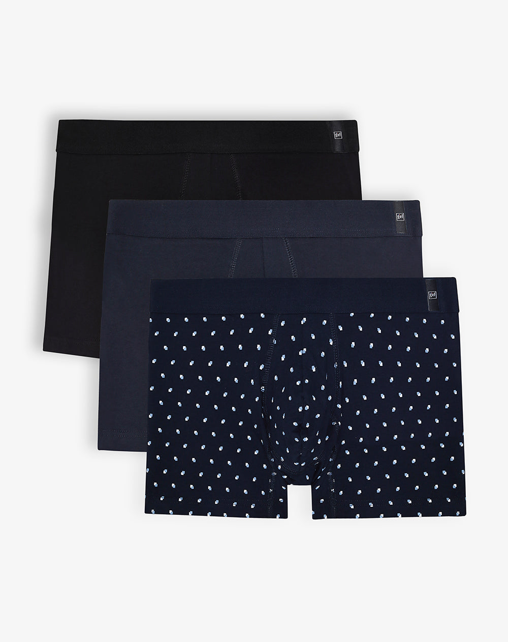 Bóxer medio algodón jersey x3unds surtido hombre