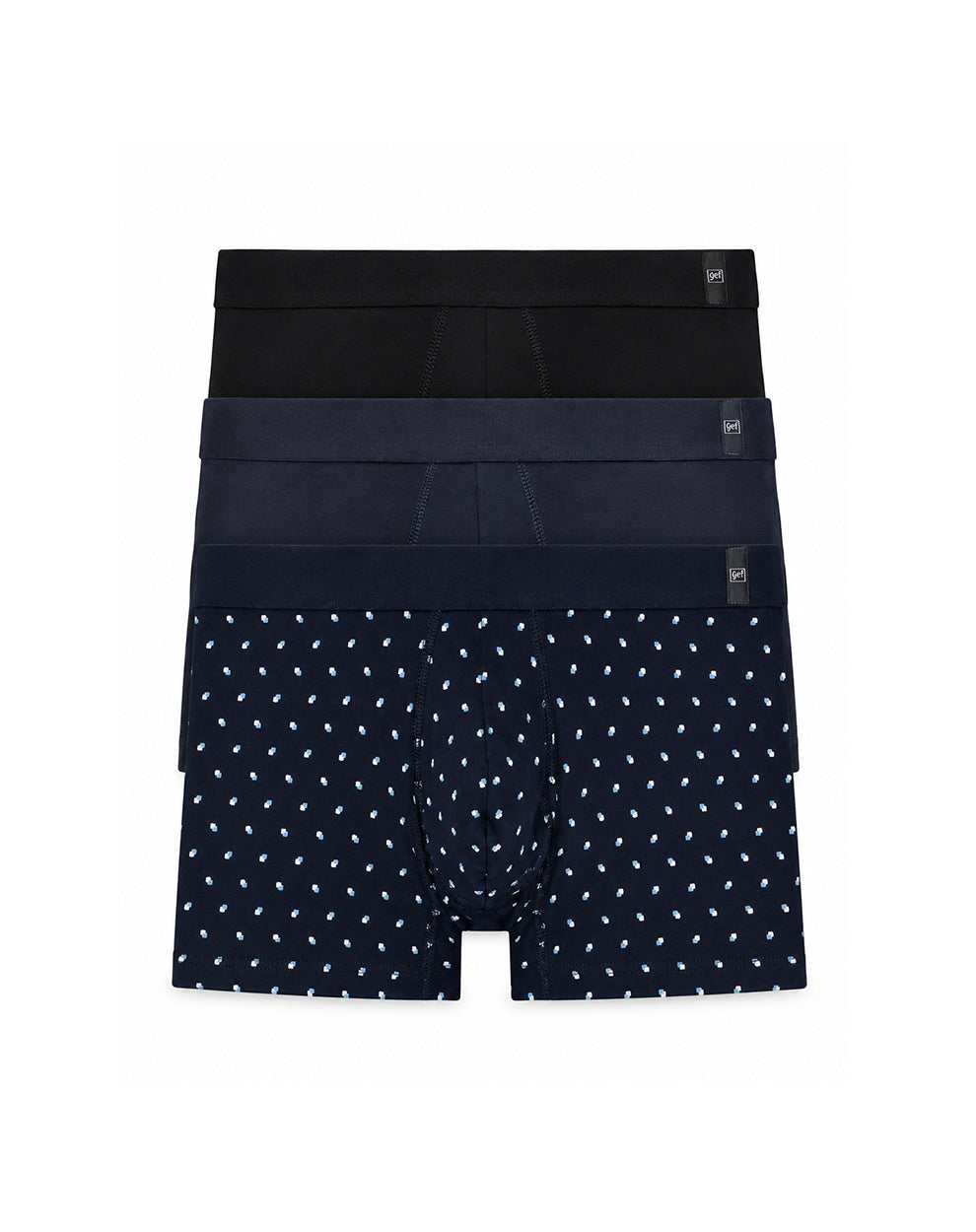 Bóxer medio algodón jersey x3unds surtido hombre