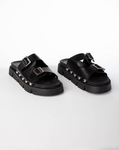 Sandalias negras