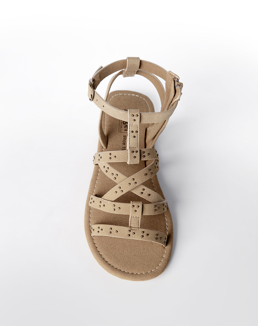 Zapatos plana cafe