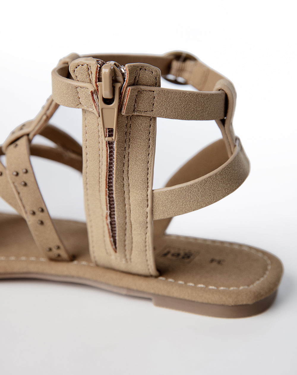 Zapatos plana cafe