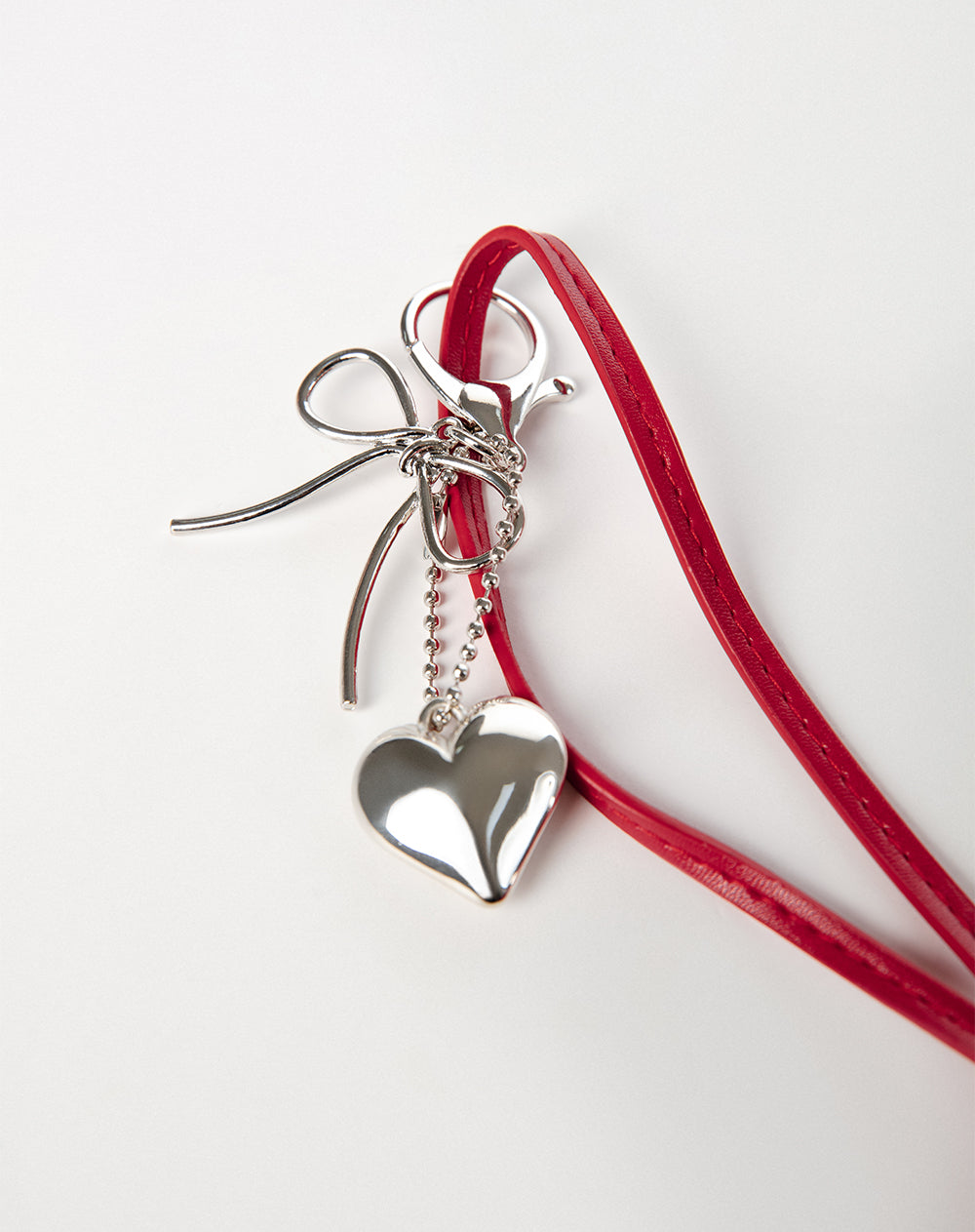 Charms corazón rojo