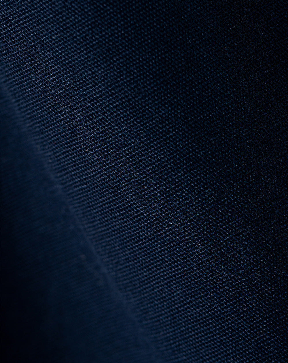 Pantalón slim fit tiro medio en drill azul