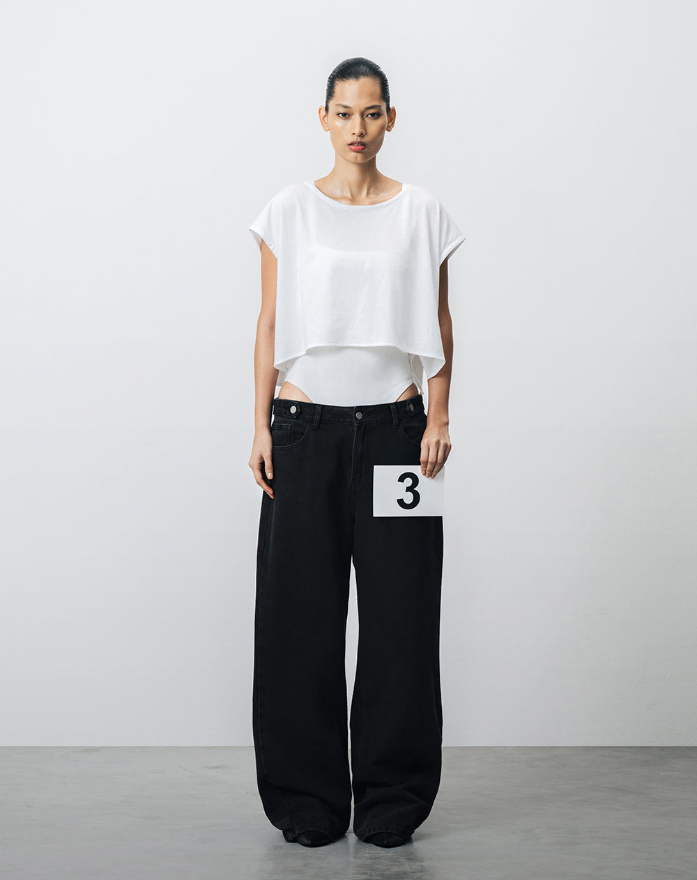 Camiseta crop oversize Gef x Alejandro Crocker