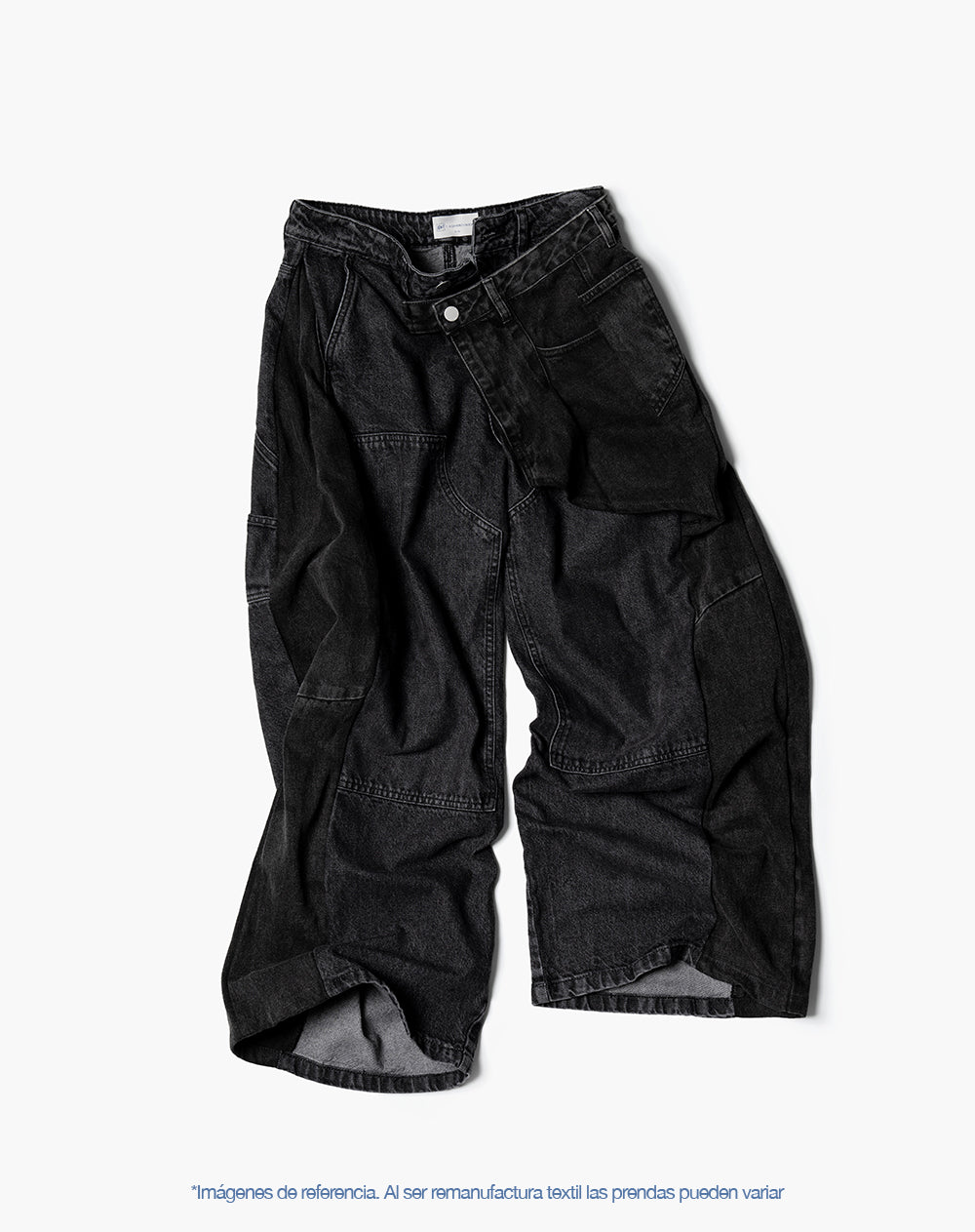 Jean wide leg remanufacturado Gef x Alejandro Crocker mujer