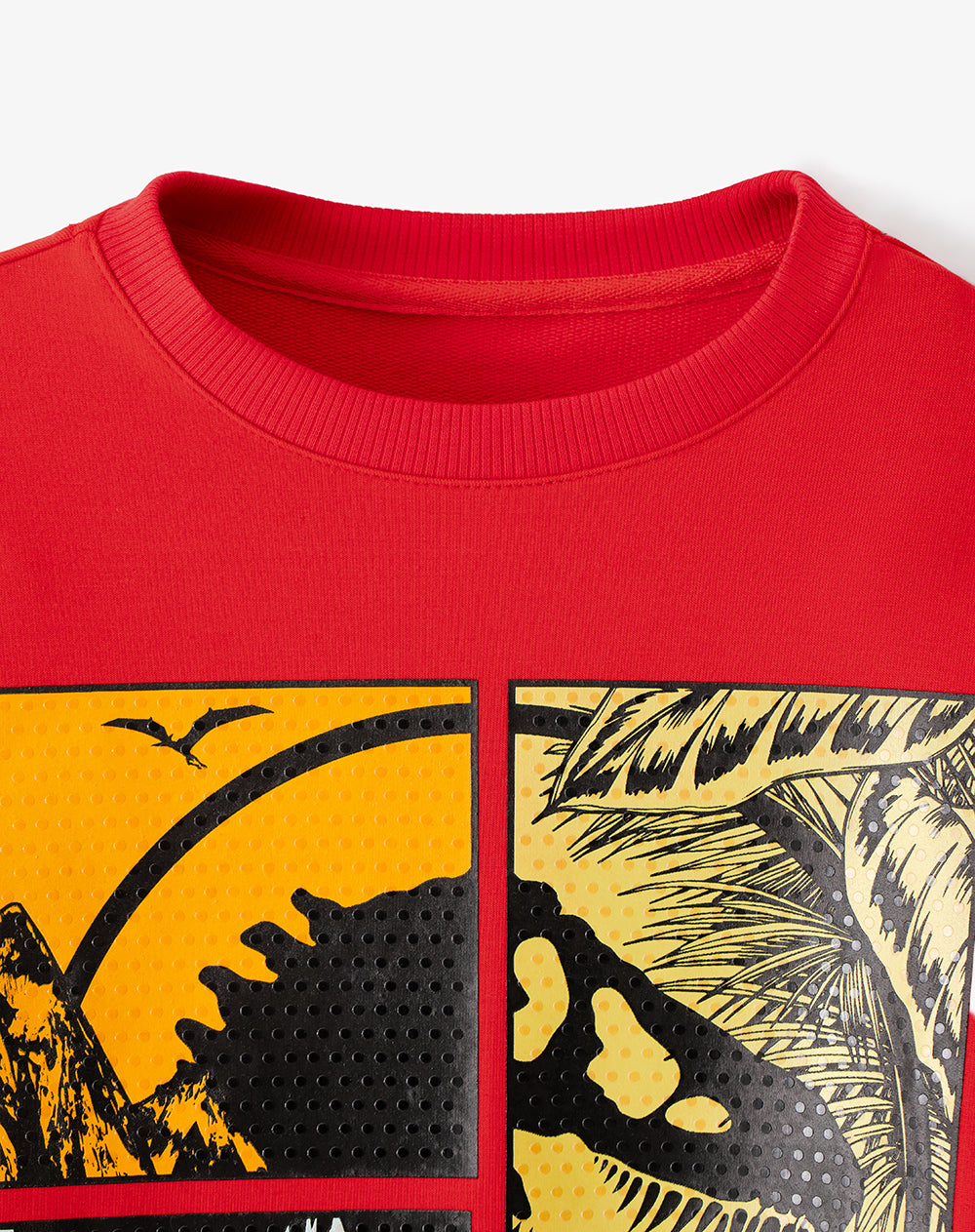 Buzo regular Jurassic World rojo niño
