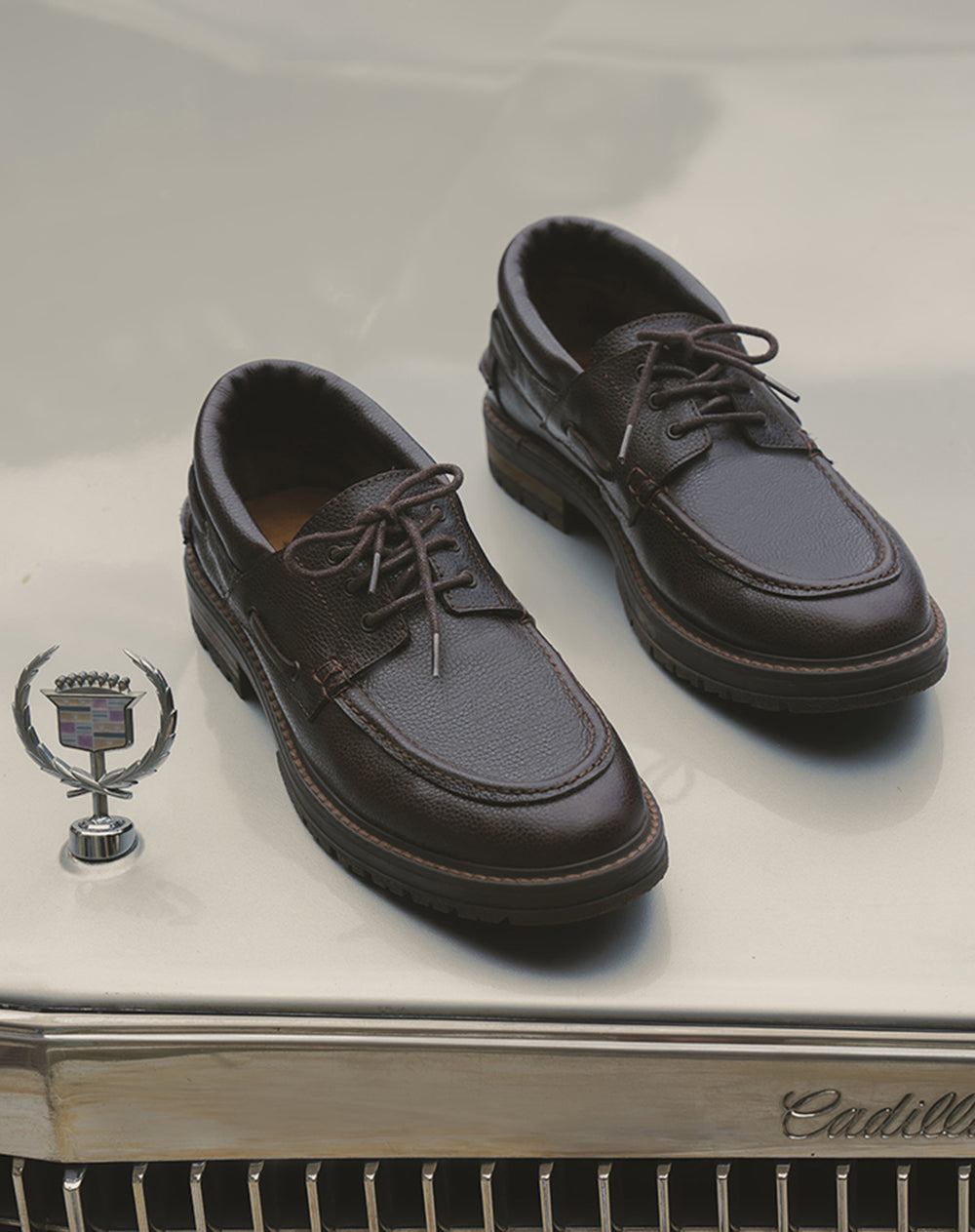 Zapatos loafer cafe