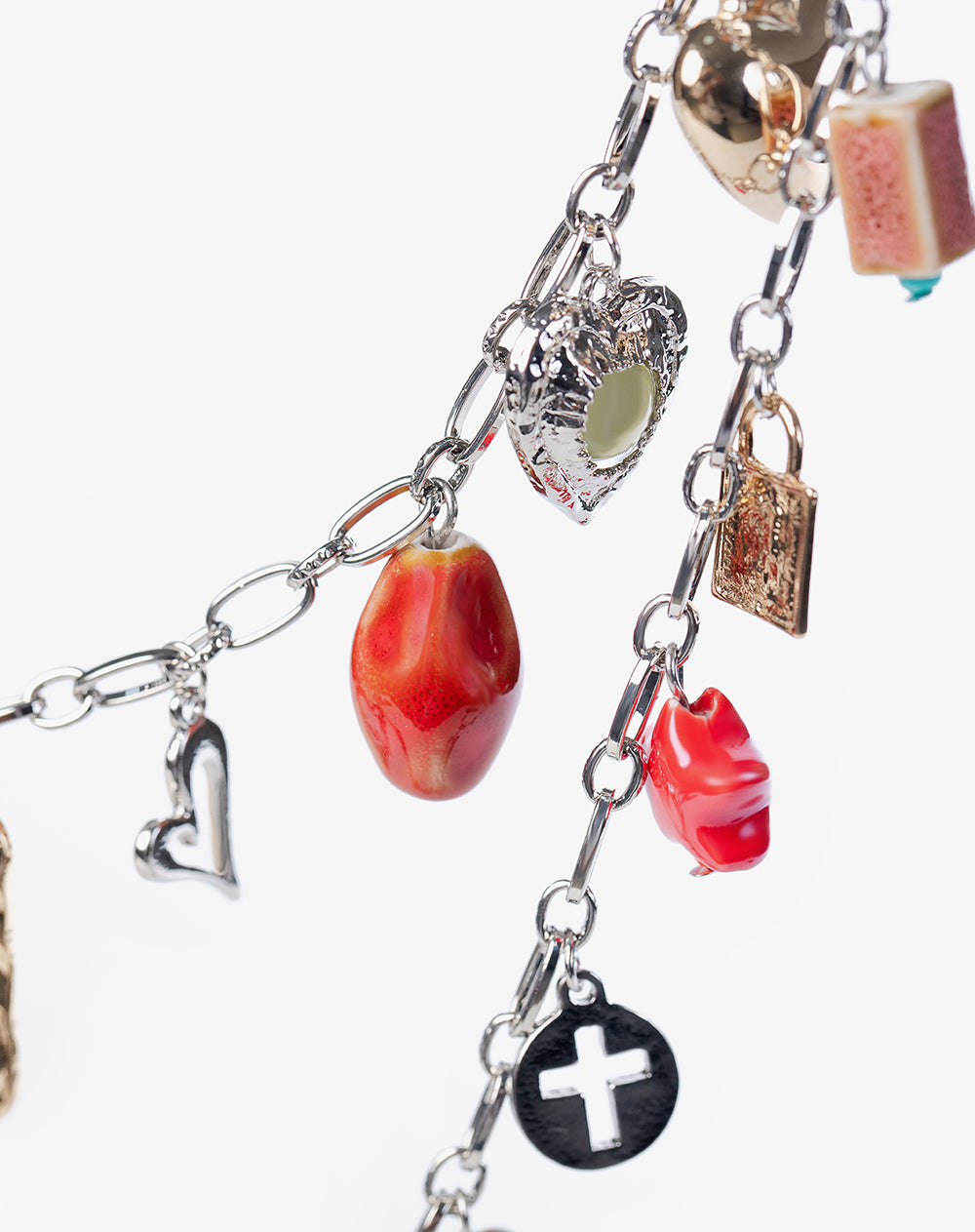 Collar plateado
