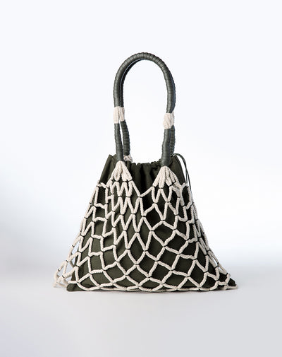 Bolso tote red verde mujer