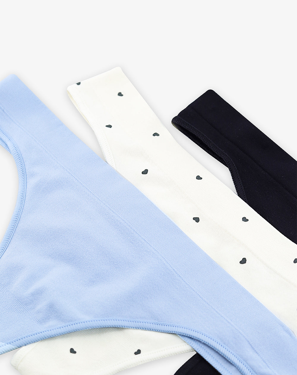 3 pantys brasilero en seamless tiro medio surtido