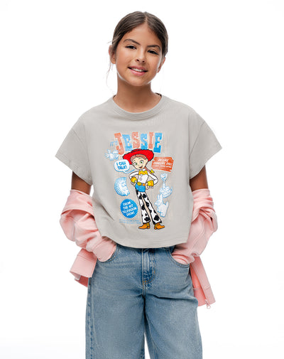 Camiseta regular Toy Story 5 manga corta arena niña