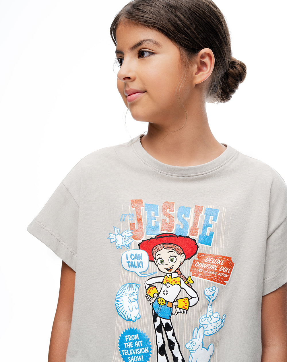 Camiseta regular Toy Story 5 manga corta arena niña