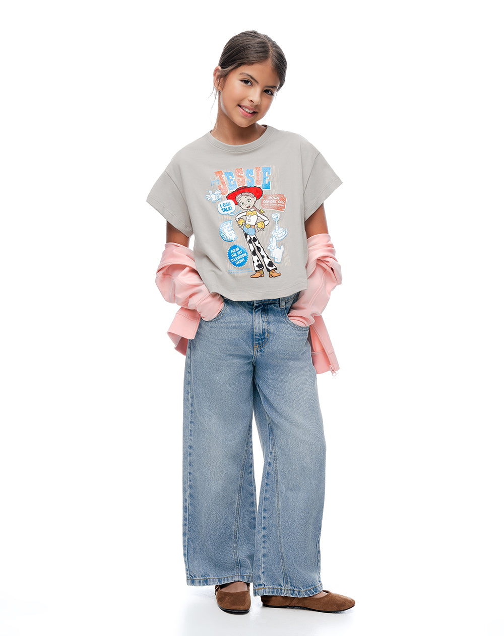 Camiseta regular Toy Story 5 manga corta arena niña