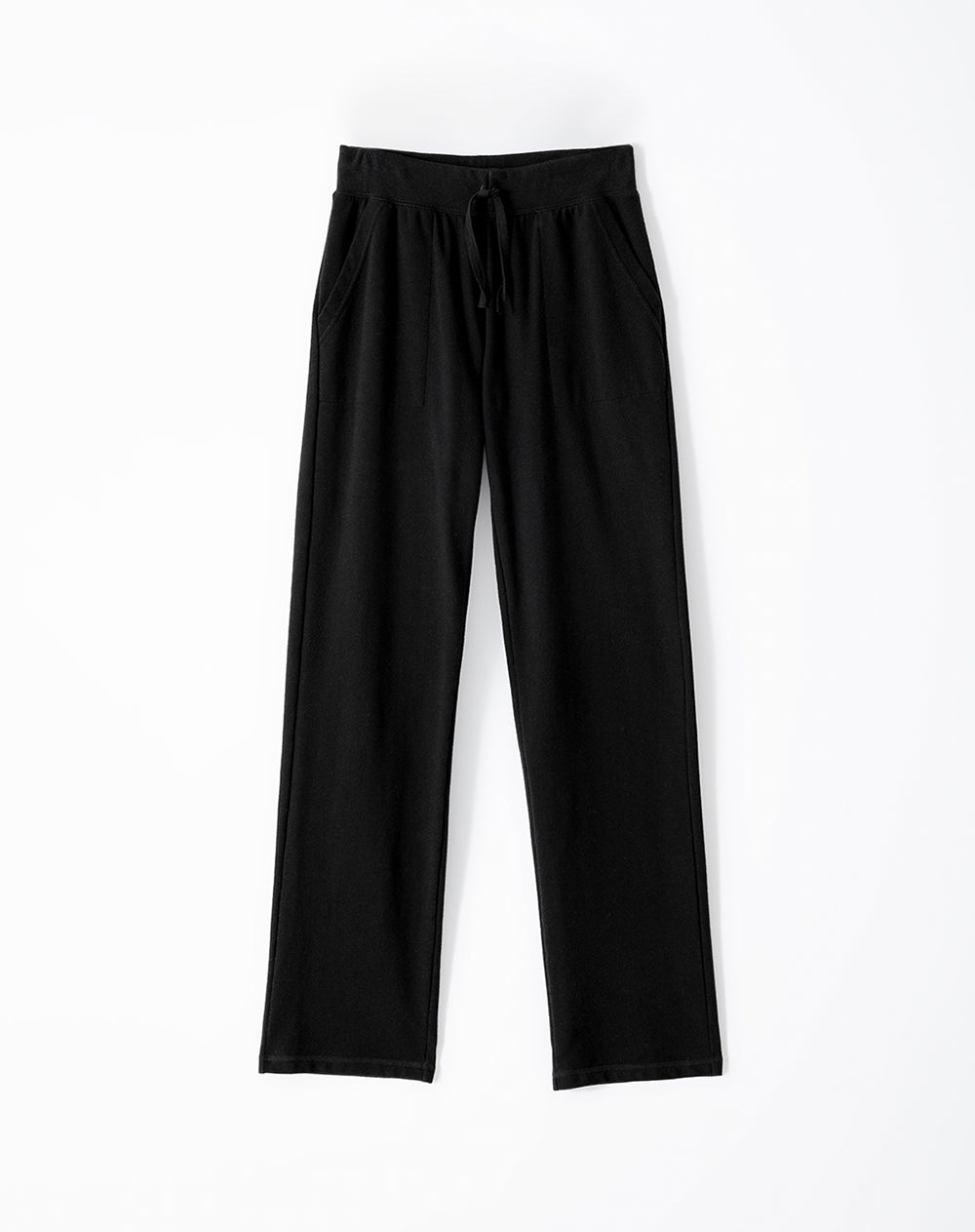 Jogger algodón sostenible negro para mujer