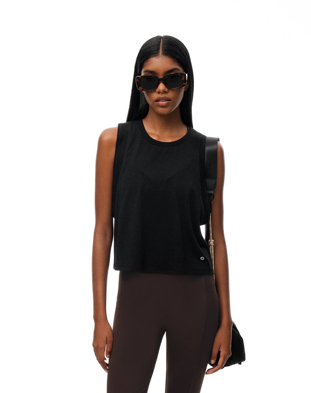 Camiseta relaxed fit negra