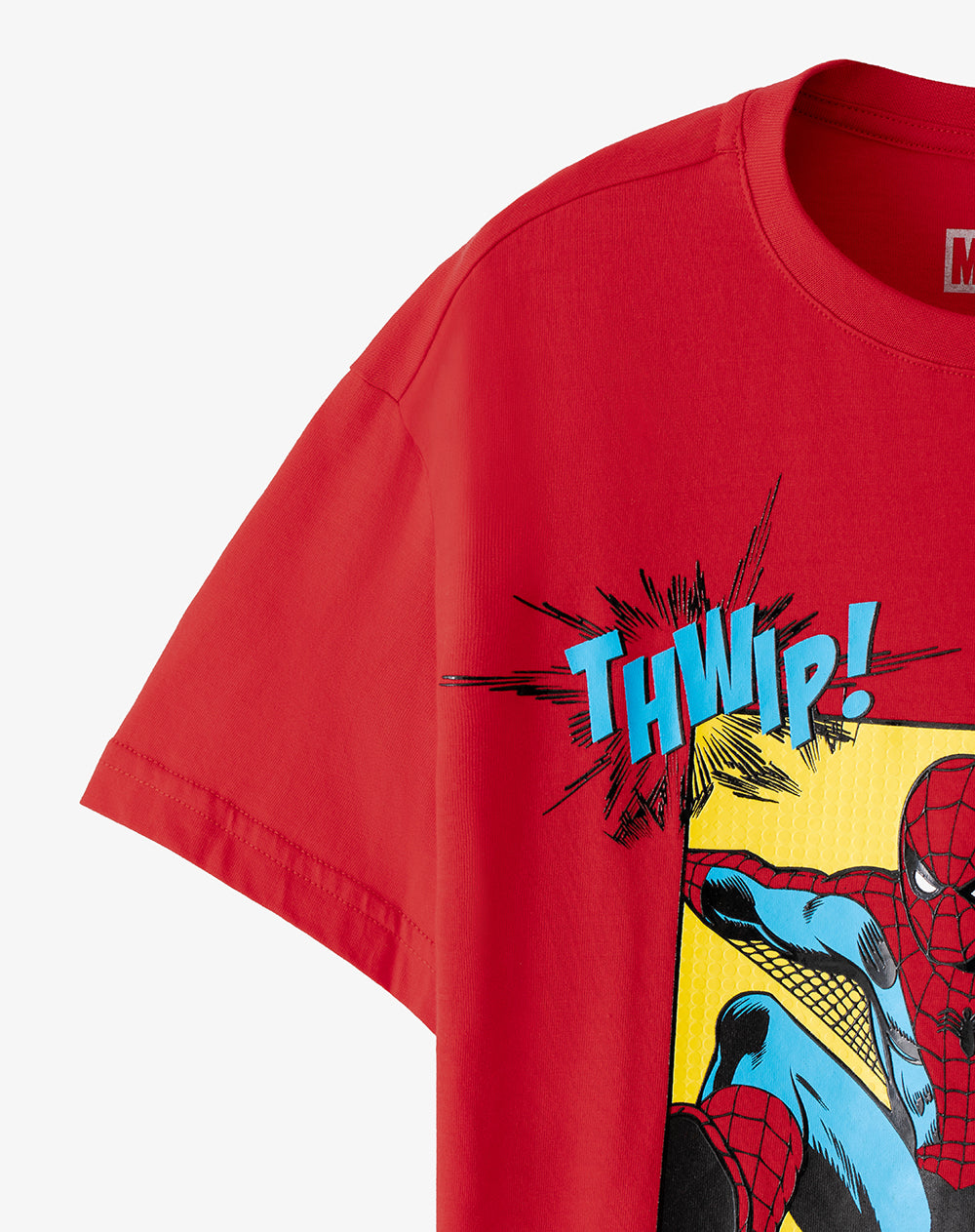 Camiseta regular fit manga corta roja