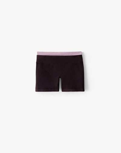 Short deportivo vino tinto mujer