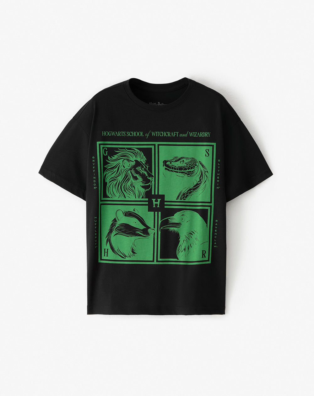 Camiseta algodón Harry Pother negra niño
