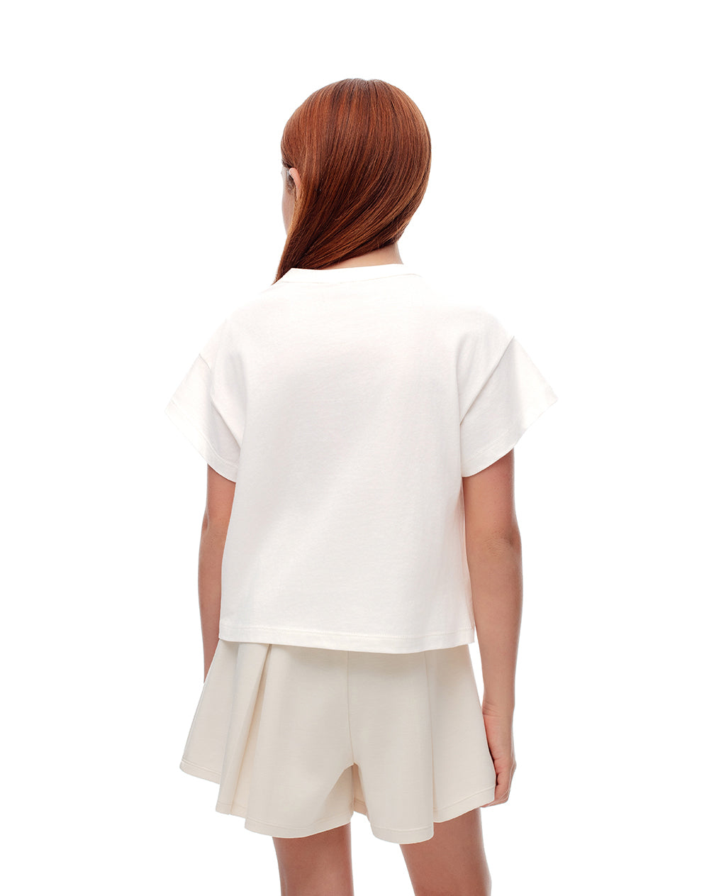 Camiseta regular Bob Esponja blanca niña