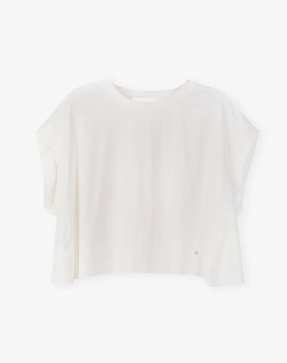 Camiseta relaxed fit manga corta blanca