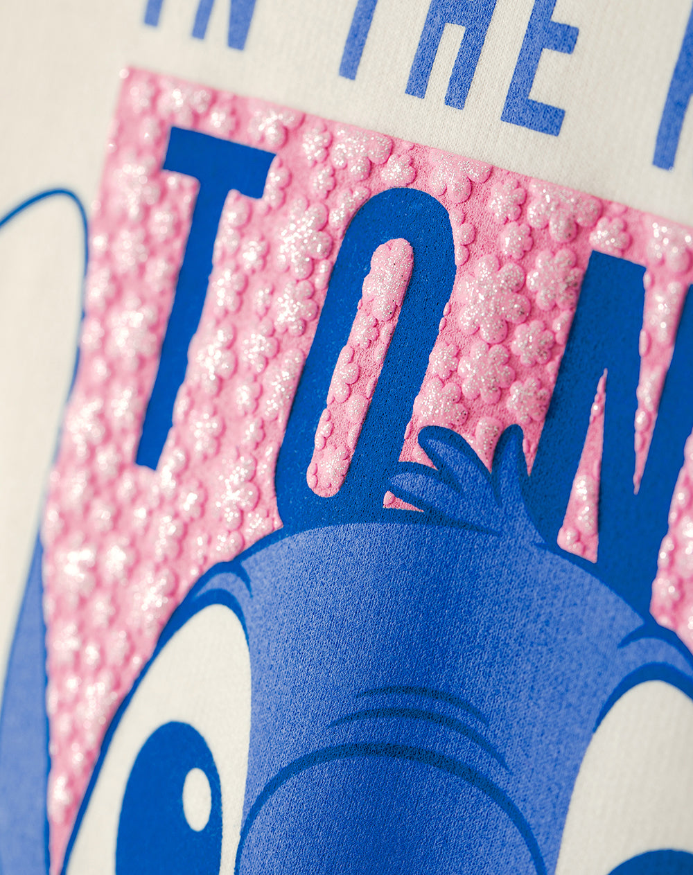 Buzo regular Stitch vainilla niña