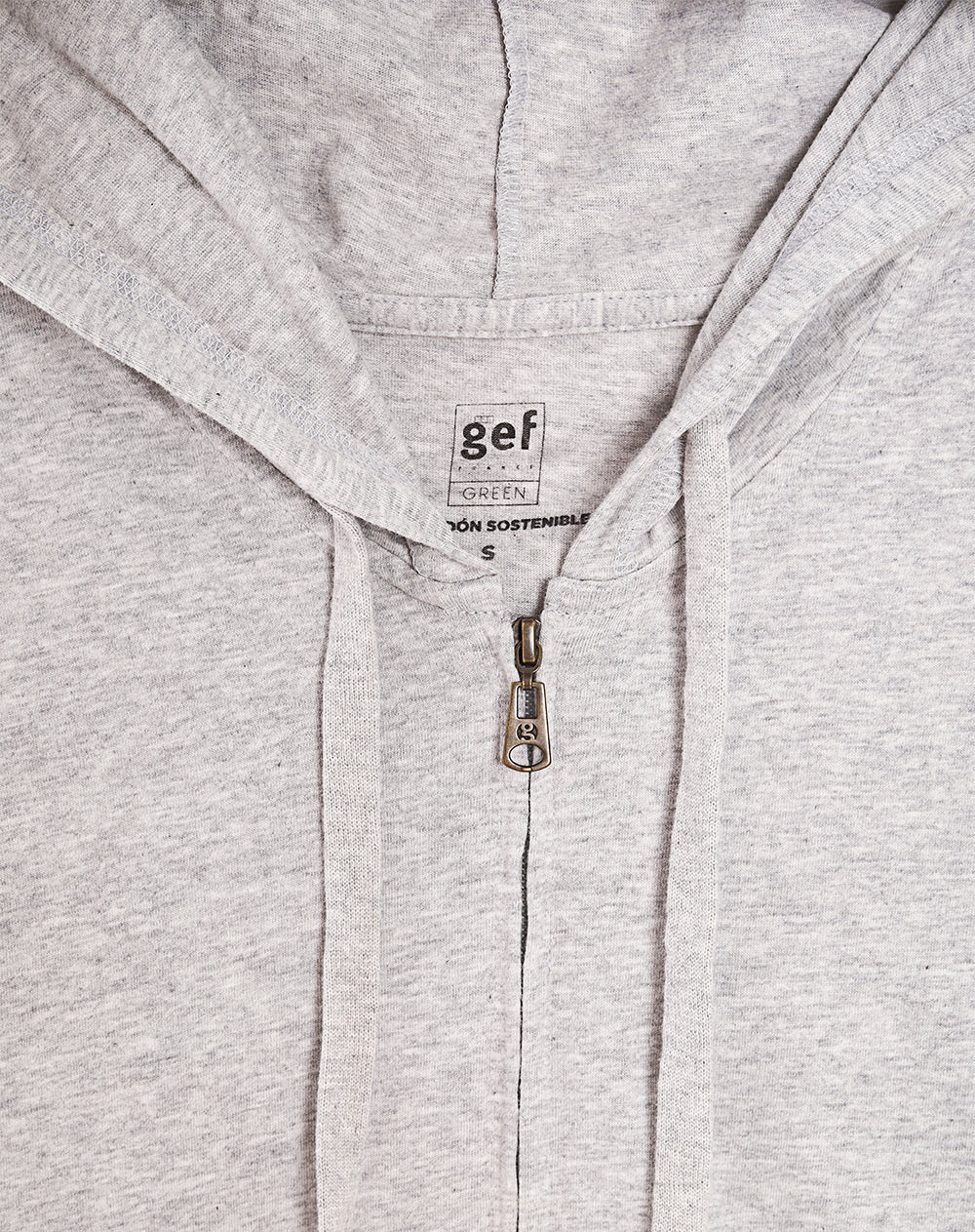Chaqueta slim algodón gris mujer