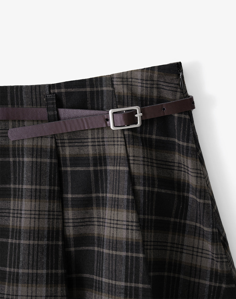 Falda tableada con short interno cuadros mujer GEF | MORAT