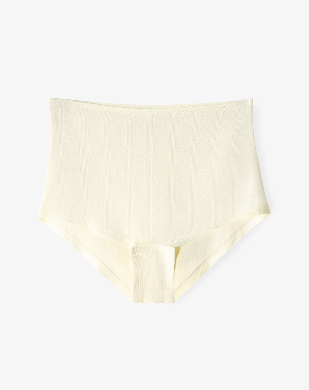 Short de pijama punto calado amarillo mujer