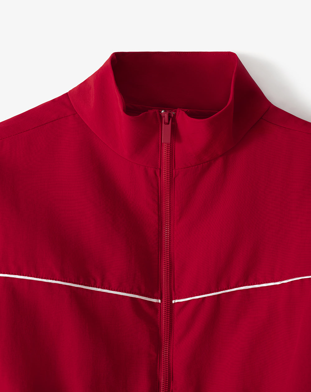 Chaqueta cropped secado rápido rojo mujer