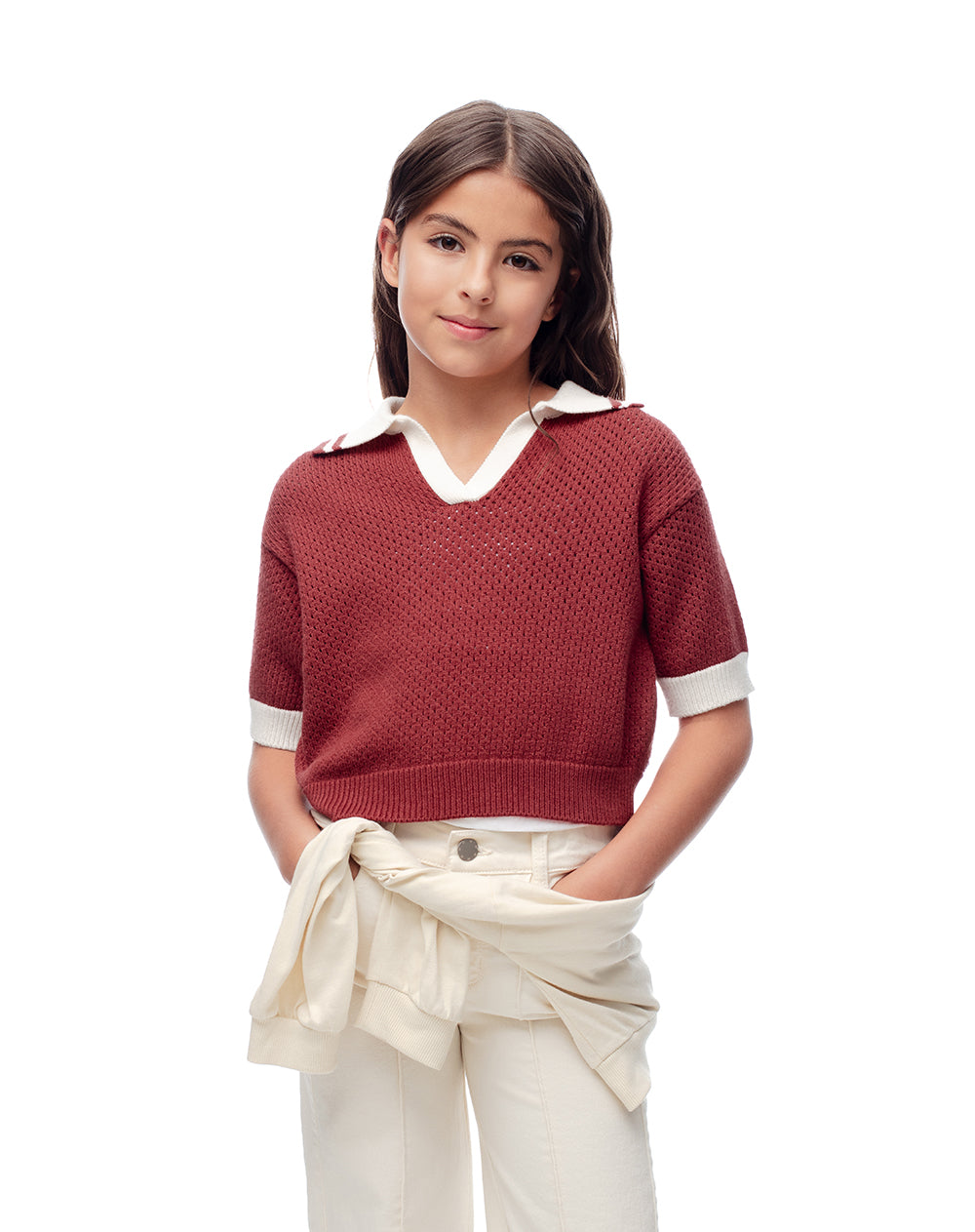 Polo regular fit rosa