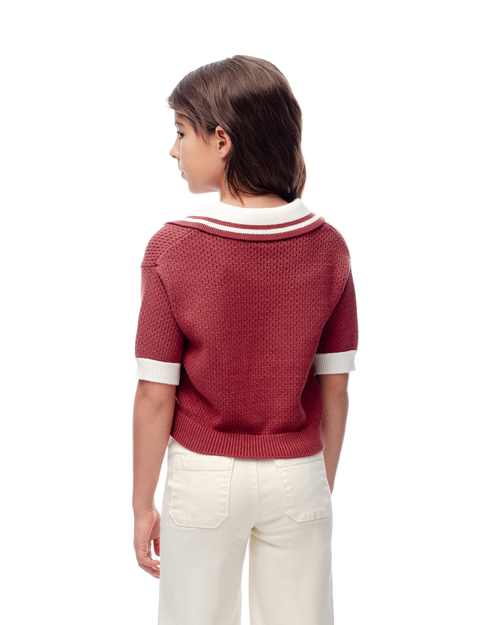 Polo regular fit rosa