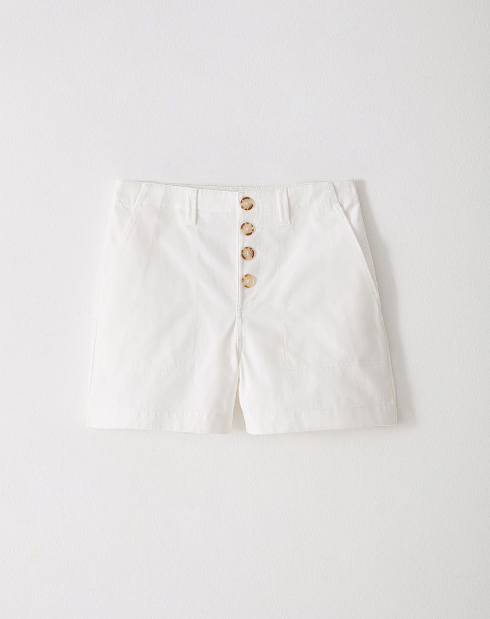 Bermuda regular fit blanca