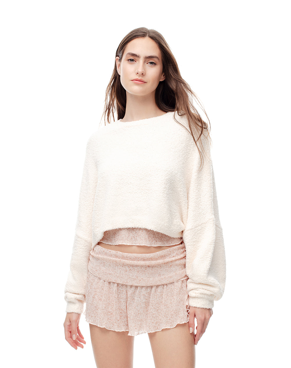 Buzo relaxed fit crudo