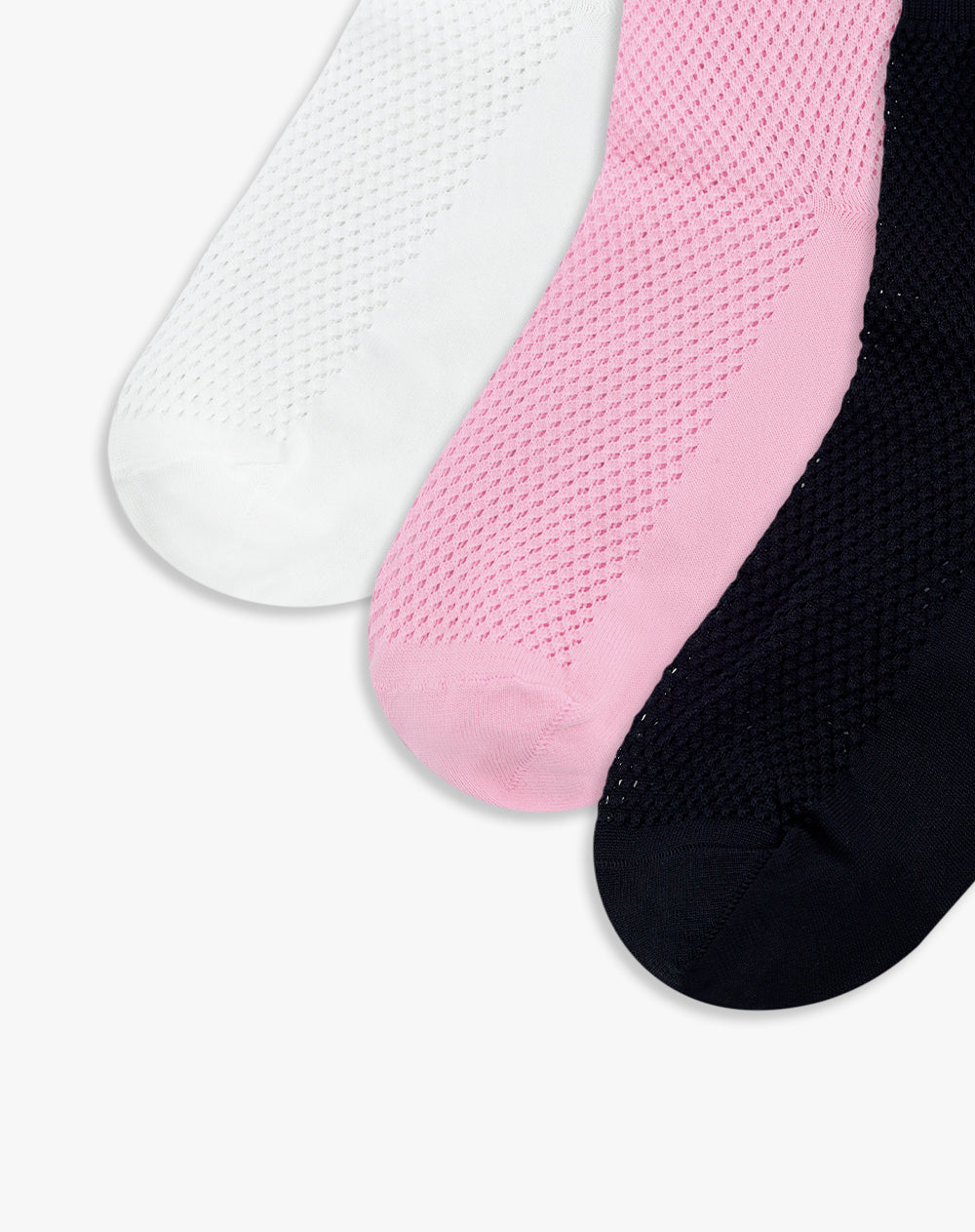 medias mujer tobilleras pack x3 surtido