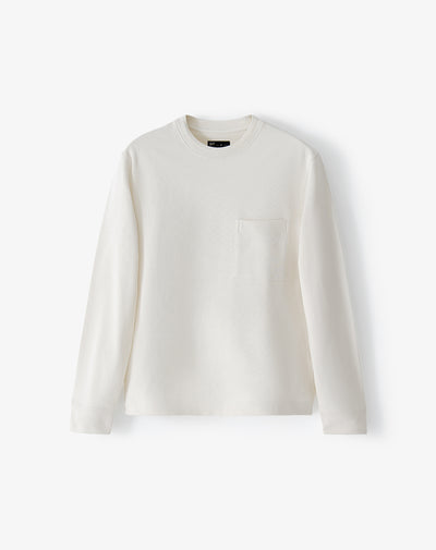 Buzo regular vainilla hombre