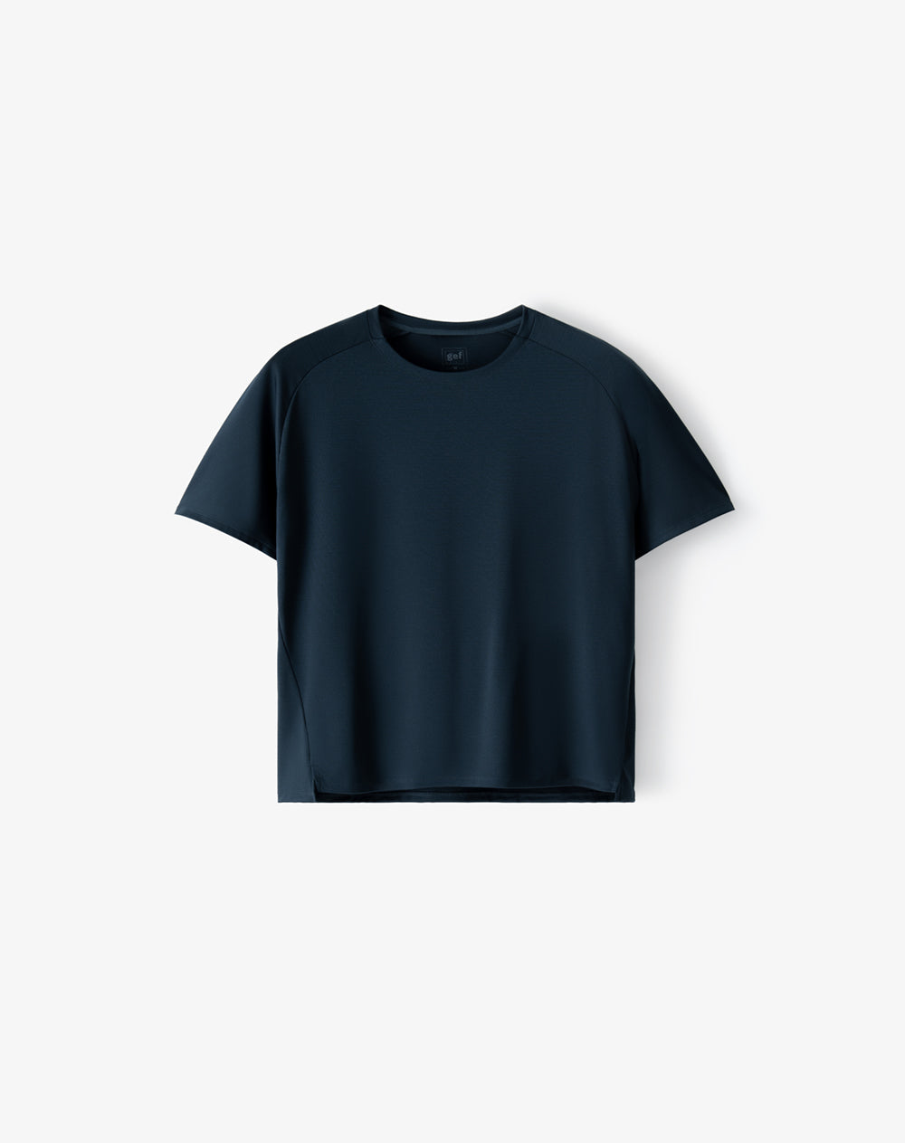 Camiseta regular manga corta azul hombre