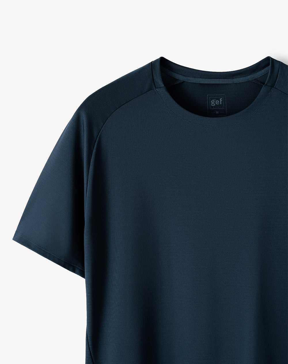 Camiseta deportiva control humedad azul hombre