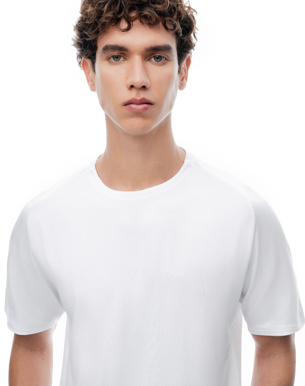 Camiseta regular manga corta blanca hombre