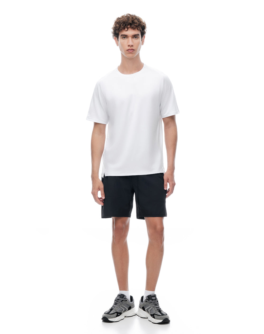Camiseta regular manga corta blanca hombre
