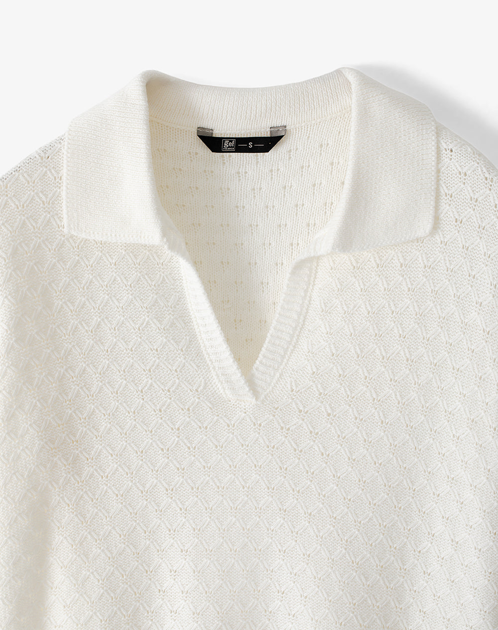 Buzo relaxed fit vainilla