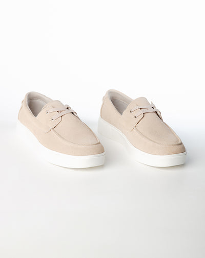 Zapatos loafer taupe
