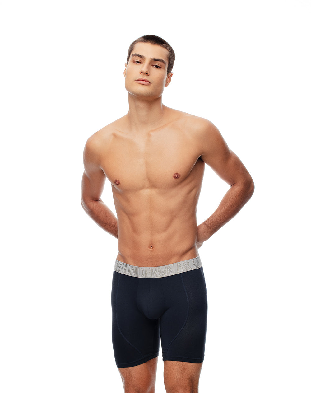 Bóxer deportivo largo control humedad x3unds surtido