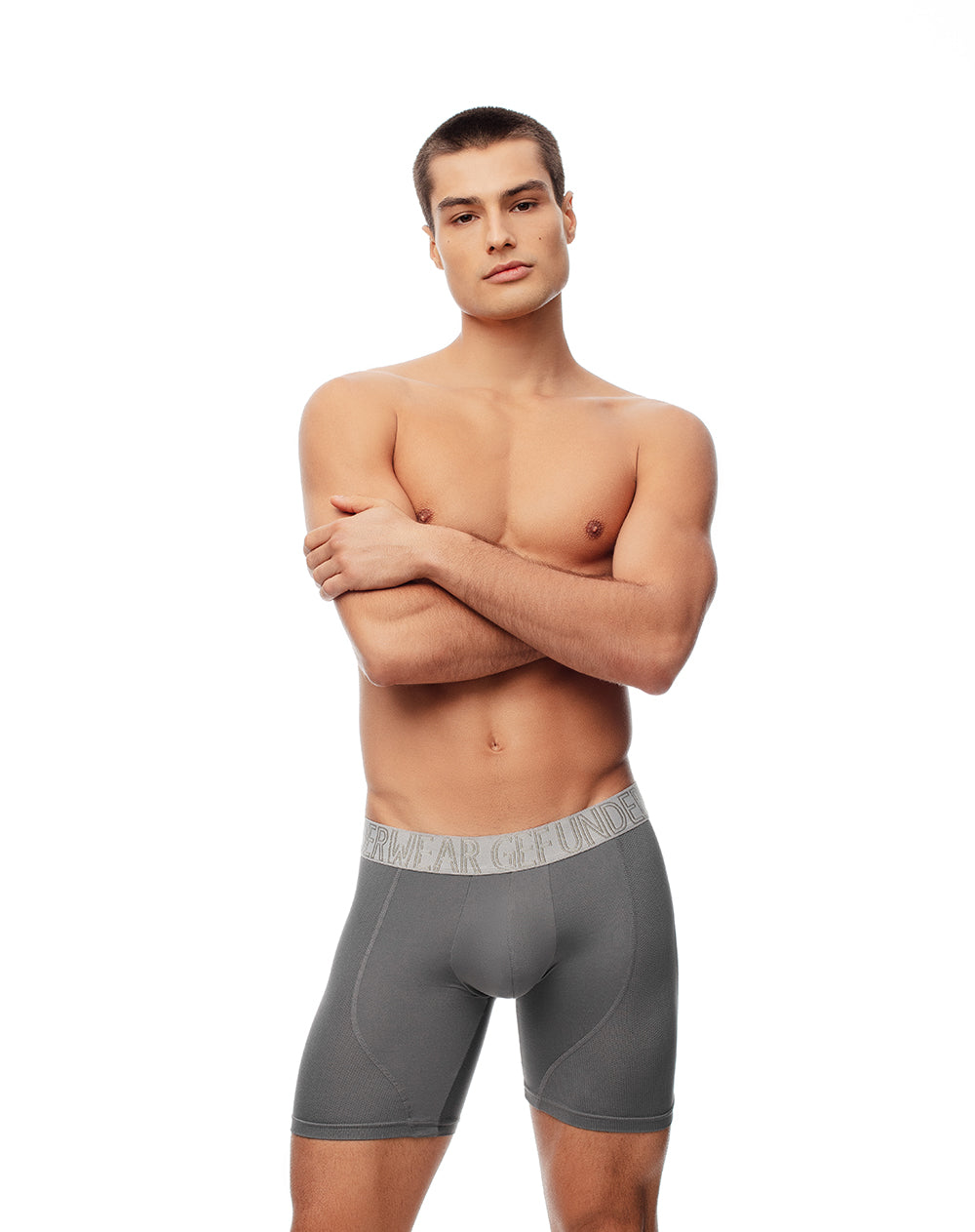 Bóxer deportivo largo control humedad x3unds surtido