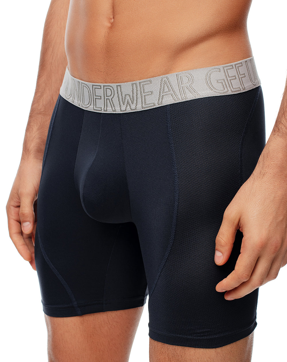 Bóxer deportivo largo control humedad x3unds surtido