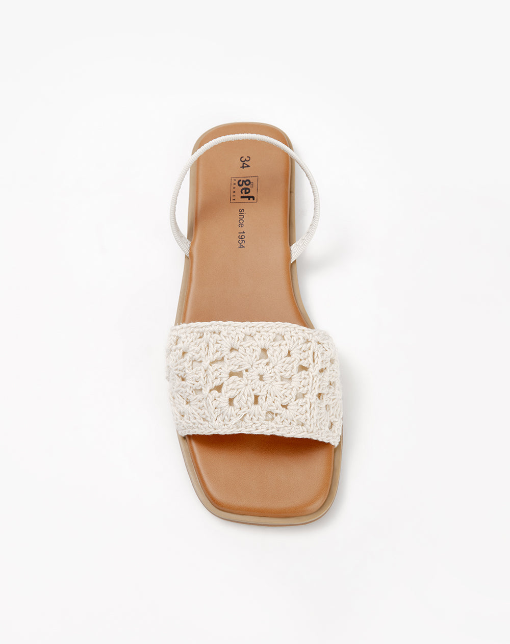 Sandalias planas crudo niña