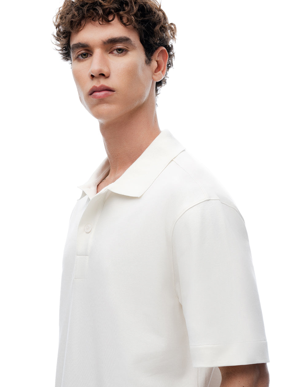 Polo regular vainilla hombre