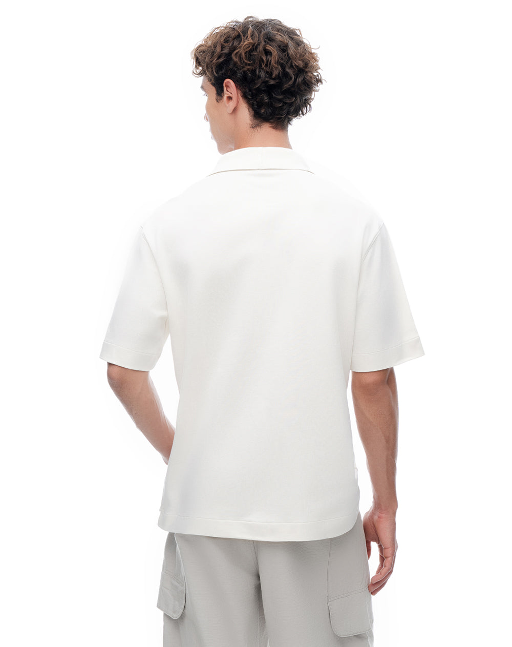 Polo regular vainilla hombre