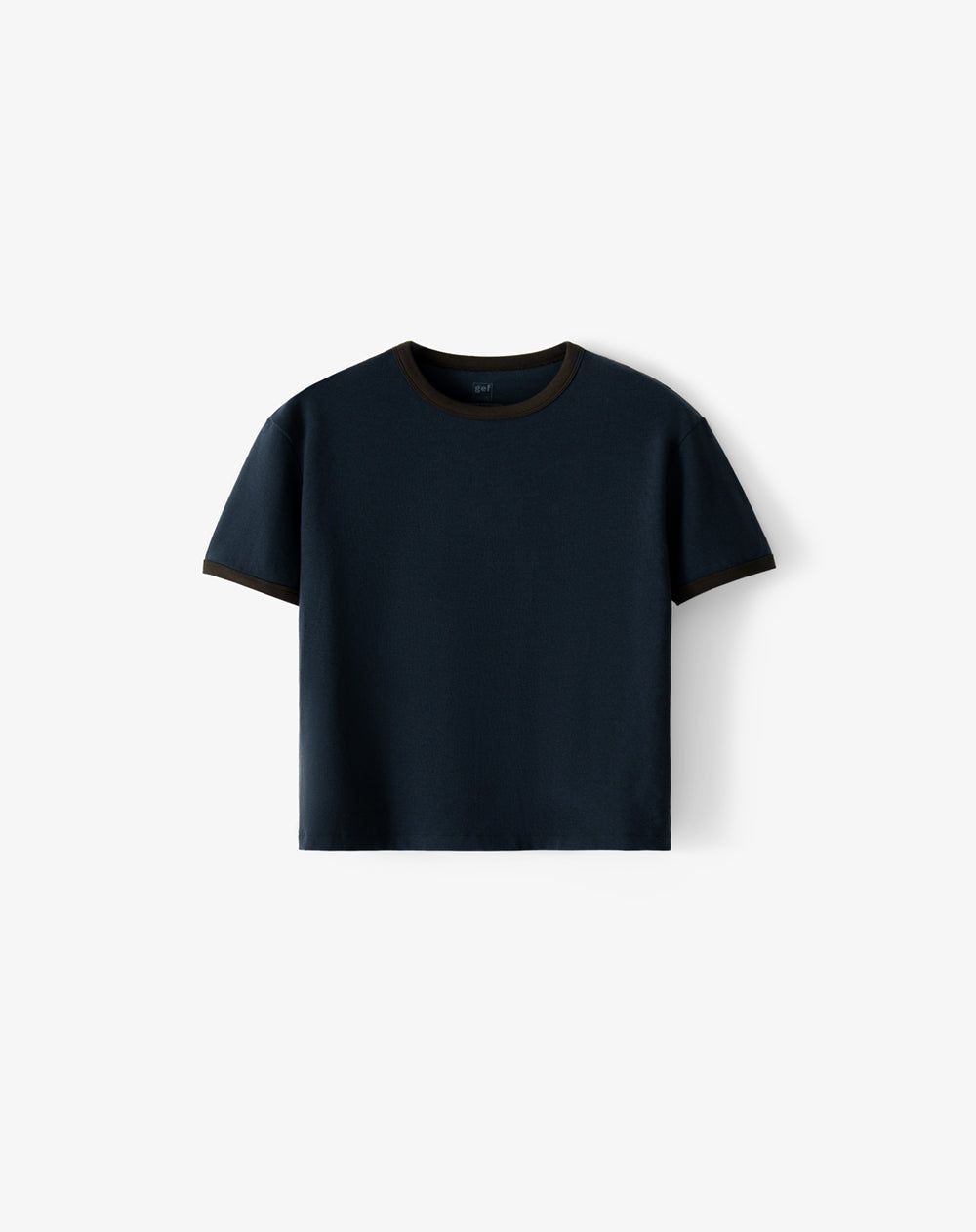 Camiseta regular fit manga corta azul